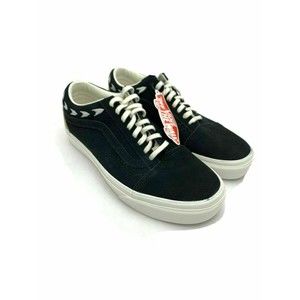 Vans Old School Embroidered Lace Ups Mens 7.5 Womens 9.0